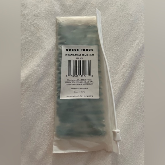 Cocus Pocus Crown & Mane Comb - Jade NWT - Picture 3 of 3